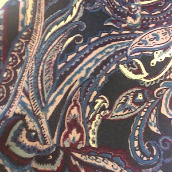 Chico's Paisley Print Knit Pant - Picture 2 of 8